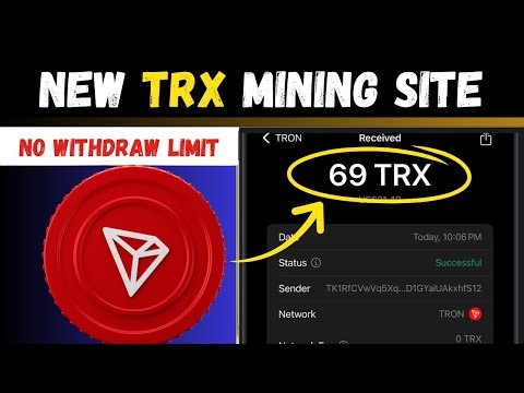 New TRX Mining Website 🤑 | Crypto Cloud Mining | Crypto Mining Platform