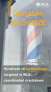 Operation Machinize: Hundreds of barbershops targeted in NCA-coordinated crackdown. 265 barbershops and other cash-intensive businesses were visited by police and other law enforcement officers during a three-week crackdown on high street crime in Operation Machinize. They seized: 💰 £40,000 in cash 🚬 200,000 cigarettes and 7,000 packs of tobacco 🚫 over 8,000 illegal vapes 🚗 two vehicles ⚠️ two cannabis farms found ❄ more than £1m in freezing orders were also secured The NCA estimates that £1