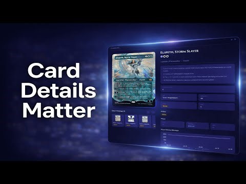 Building an MTG App – Cards, Details & Pricing | Cardilith Devlog #001