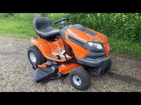 New 24hp 48" Husqvarna YTH24V48 Review & Drive