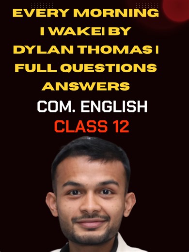 Every Morning I Wake: Dylan Thomas Analysis