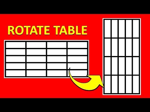 How to Rotate Table in Word from Horizontal to Vertical