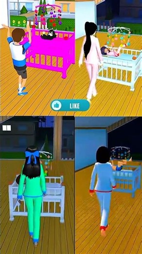 Good night x bad night 😂🤦‍♂️#sakuraschoolsimulator #viral #trending #shortsfeeds