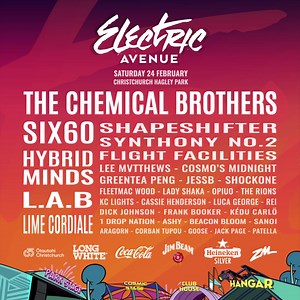 Aotearoa’s biggest and brightest music festival returns this February! 🤩 35 artists across 4 stages in the heart of Christchurch’s beautiful Hagley Park. Second release GA Tickets are on sale now! TICKETS /// https://teamevent.flicket.co.nz/events/86cbb791-a5d7-4c54-b161-59de44abe7cb?tc=si-january-sm | Electric Avenue Music Festival