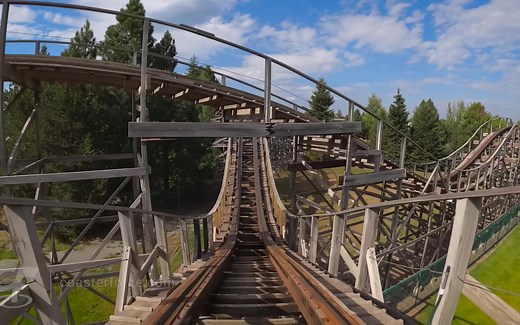 【4K60帧】第一视角：异形魔怪(Tremors)过山车|银木主题乐园|CoasterForce