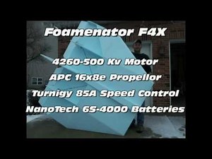 Giant Foam RC Airplane F4X