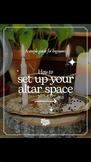 How to Set Up Your Altar Space for Rituals & Spellwork ✨