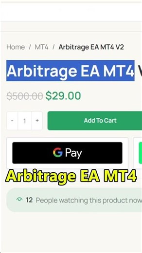 Arbitrage EA v2 MT4 | Exploit Broker Latency for Profit