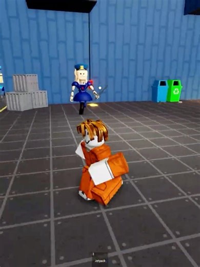 Obby and lady Police 😆😆 #roblox #shorts ￼