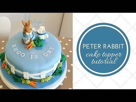 Peter Rabbit Cake Topper: Super Easy Tutorial!