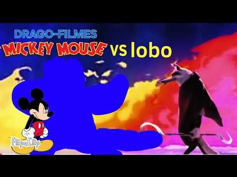 Mickey mouse vs lobo/death wolf