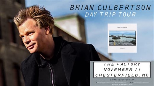 ON SALE NOW: The Pageant & The Factory Present - Day Trip Tour: @brianculbertsonmusic at @thefactory_stl |11.11|! Get your tix at the link in bio! | The Pageant | Facebook