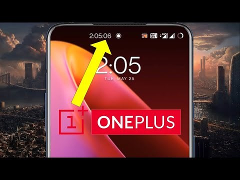 Display Seconds on Clock in OnePlus