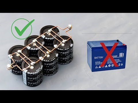 Super Capacitor Using as Battery (50V,100A)