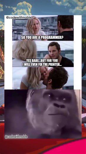 When You're In Love With A Programmer.😂😂😂🤣 #funny #memes #trending #coding #programming #fyp