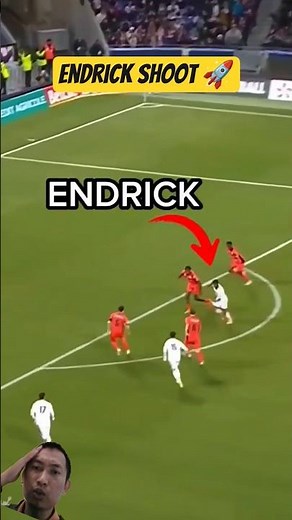 endrick goal vs stade laval couple de France tonight #endrick #goal #score #shoot #football #skills