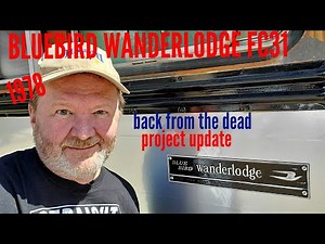 78 Bluebird Wanderlodge gets opened up and crawled under. project update.