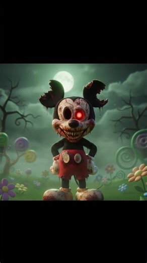 “Zombie Mickey Mouse 🐭 | When Childhood Turns to Nightmare 😱 | Horror Transformation”