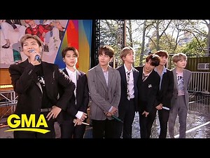 Global music sensation BTS discuss opening the 'GMA' Summer Concert Series