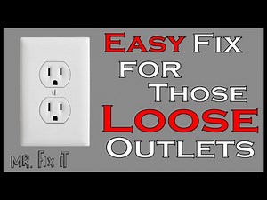 How to Fix loose electric outlets or Switches | Step-by-Step
