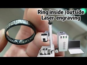How to laser engraving ring inside | Jewelry laser engraving machine