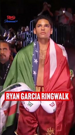 Ryan Garcia makes his ring walk to fight Conor Benn 🇺🇸🇲🇽