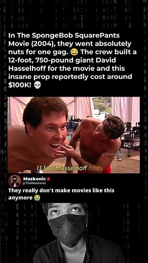 The SpongeBob SquarePants Movie (2004) The $100K Giant Hasselhoff Prop
