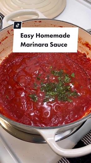 Easy Homemade Marinara Sauce Recipe