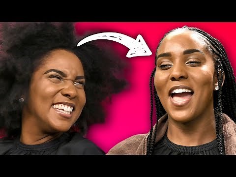 Learning to do Braids & Cornrows on Natural Hair (Beauty Trippin)