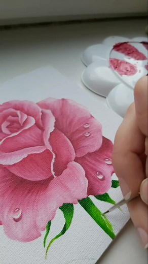 Part 1 of learning how to Paint with oil paints🌹 #painting #oilpaint #art #viral #foryou #fy