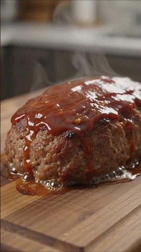 Classic Meatloaf with Glaze😋