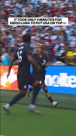 Early Bird gets the worm! Diego Luna opens the score for the US 🇺🇸 #soccer #shorts #GoldCup