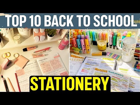 TOP 10 STATIONERY ITEMS every student needs before NEW ACADEMIC YEAR