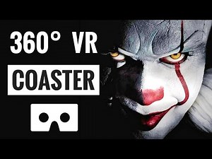 360 video | VR Roller Coaster 360° POV Ride Pennywise IT Clown Chapter Two Halloween PSVR