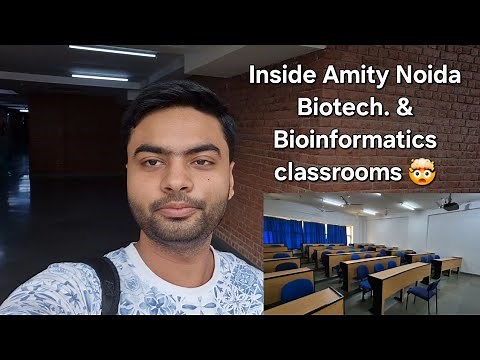 Amity Noida Biotech & Bioinformatics Department Tour 🔬 Labs, Classes & Campus Inside Look #biotech