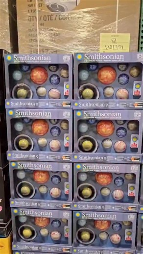 LED Solar System 🪐 Display on any wall or ceiling Sun and all planets illuminate by remote control Auto-off timer Duracell® batteries included ITM. 1961065 Seen at Costco Brantford | Costco Wholesale Canada