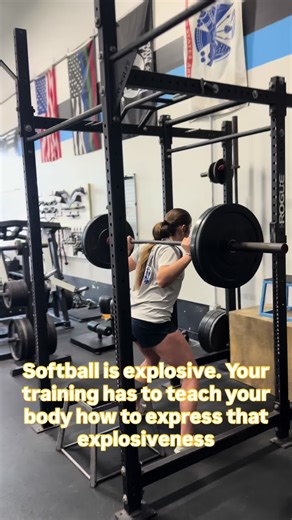 Contrast Training = Strength Speed working together In softball, every explosive movement starts with force and ends with speed: • Sprinting out of the box • Exploding out of the catcher’s stance • Throwing, hitting, reacting Contrast training pairs a heavy strength movement with an explosive movement right after. Why this works: • Heavy lift → primes the nervous system • Explosive movement → teaches the body to use that strength fast This helps athletes: ✔️ Produce more power ✔️ Improve first-s