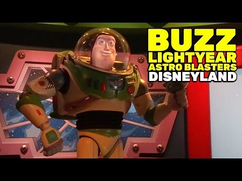 Buzz Lightyear Astro Blasters FULL RIDE at Disneyland
