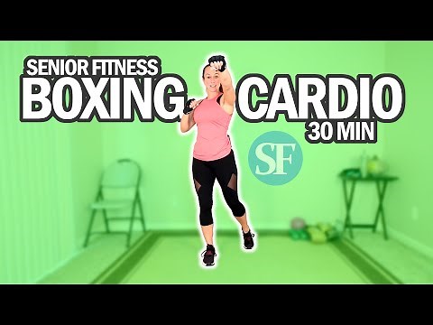 Senior Fitness - 30 MIN Standing Boxing Cardio Workout For Seniors | Intermediate Level
