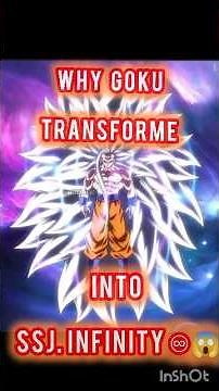 Goku ssj infinity ♾️🔥 Transformation 🗿