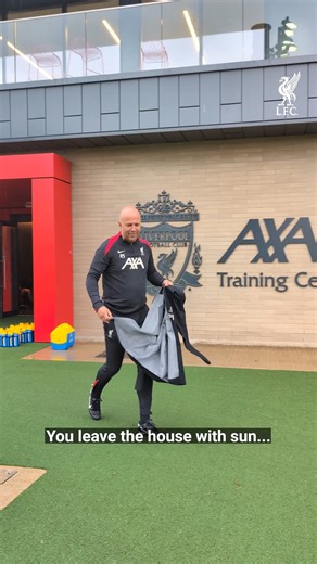 Lovely weather for it 😅🌧️ | Liverpool FC