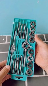 Tap Die Set Alat Senai Mur Baut Alat Senai M6-M12 / M3-M12 Buah Set Keran dan Mati Tangan Metrik Alat Pembesar Multifungsi #rells | Vj Faqih