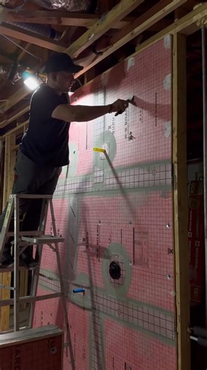 How to install GURU Waterproof Wallboards for a steam shower! When bu #Episode 4 | J Two