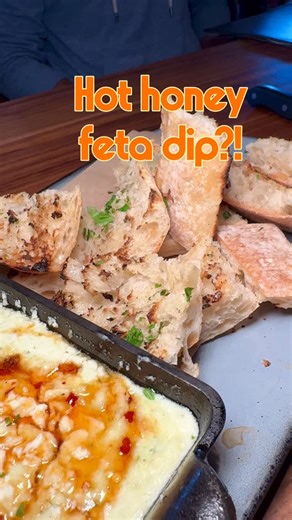 McKay - Vegas Guide + Deals on Instagram: "This is one of my favorite bites of 2025 - hot honey feta dip?! Say less!! The flavors are insane and you can find it at @lazydogrestaurants at @shoptownsquare . Plus, I tried their new pork schnitzel from the winter menu and it was both massive and delicious! That mustard Dijonaisse sauce is what dreams are made of. Lazy Dog is one of the most kid friendly restaurants in Las Vegas. They even have gingerbread kits you can purchase for your kids to work