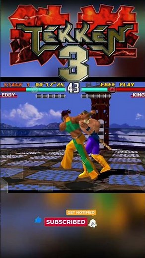 Tekken 3 – Eddy vs King | 最強コンボ | 에디 vs 킹 | Tekken Combo #Shorts
