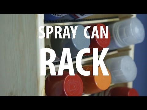 Spray Can Rack