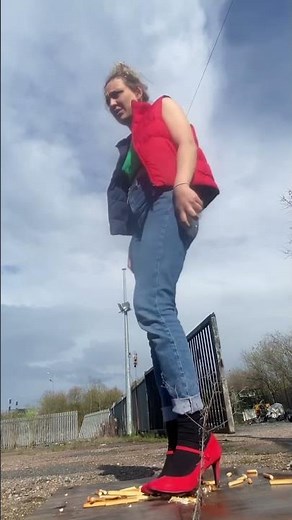 Heals crush trample stomping