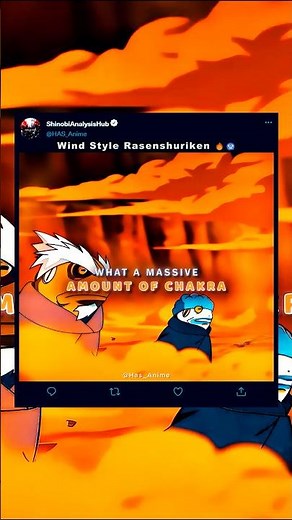 INSANE Wind Style Rasenshuriken Technique