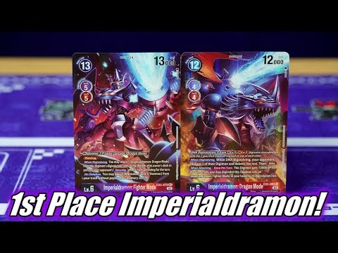 1ST PLACE Imperialdramon Deck Profile & Combos! (Purple & Red) | Digimon TCG EX3