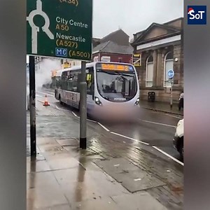 776K views · 1K reactions | A bus driver had a 10-minute stand-off with traffic in Tunstall High Street roadworks as he 'refuses to back-up' | Stoke-on-Trent Live | Facebook